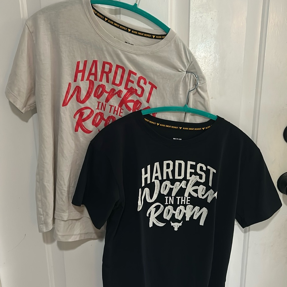 Project Rock Hardest Worker Shirt Bundle
